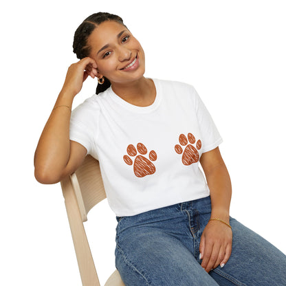 Paw Print T-Shirt - Wear Your Love for Animals With a Little Fun!