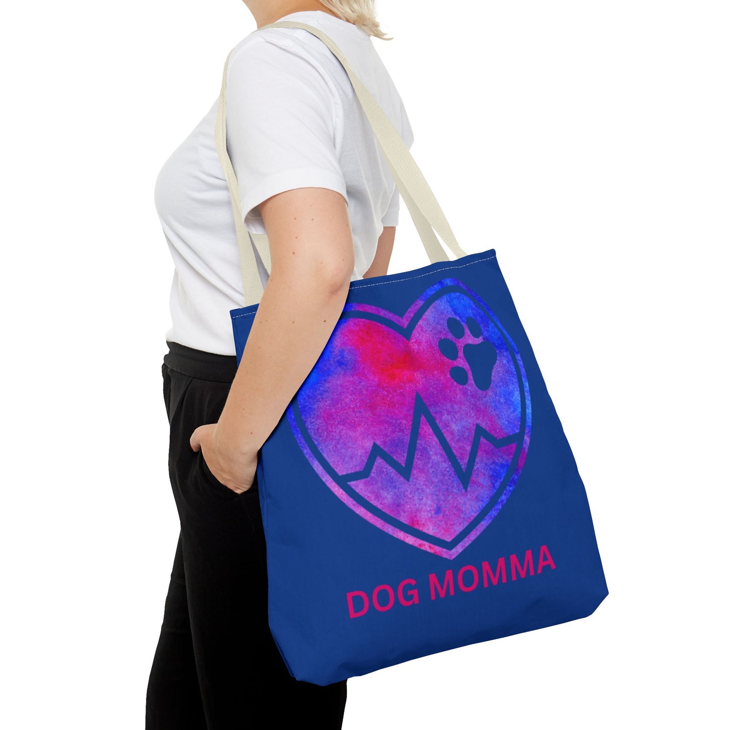 Dog Momma Tote Bag - Love, Paws & A Purpose!