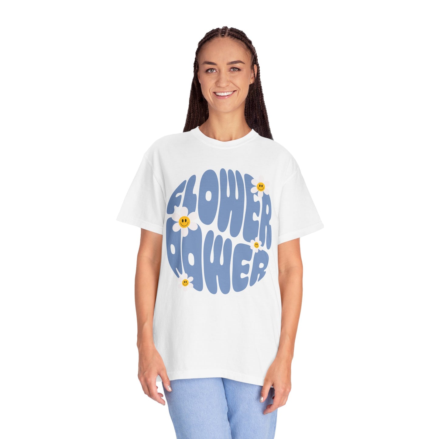 Flower Power Tee - Retro Vibes, Modern Comfort!