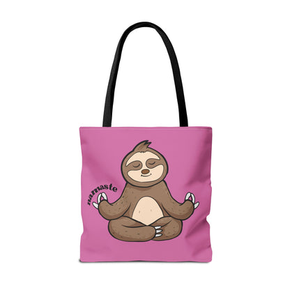 Namaste Sloth Tote Bag - Chill Vibes Only