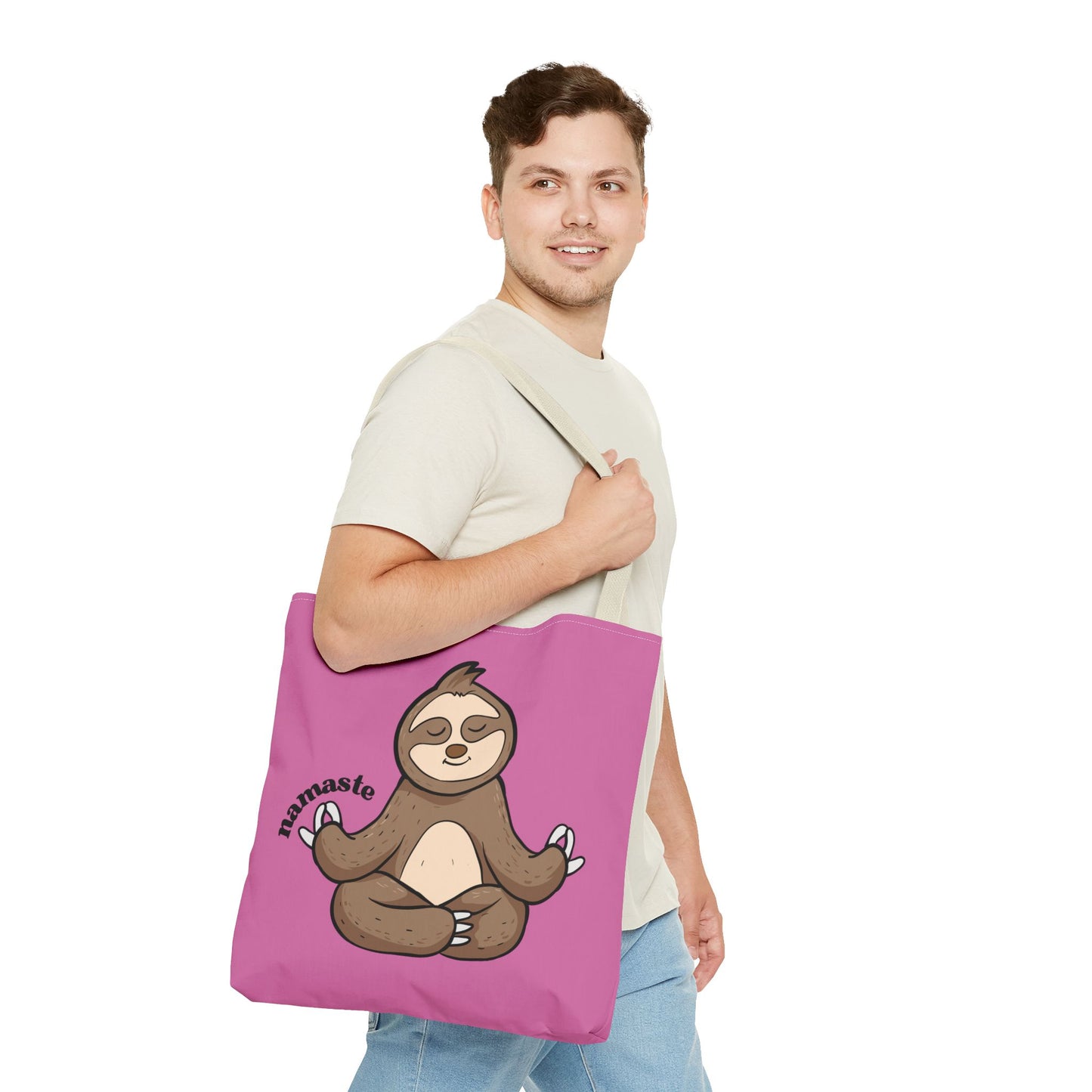 Namaste Sloth Tote Bag - Chill Vibes Only