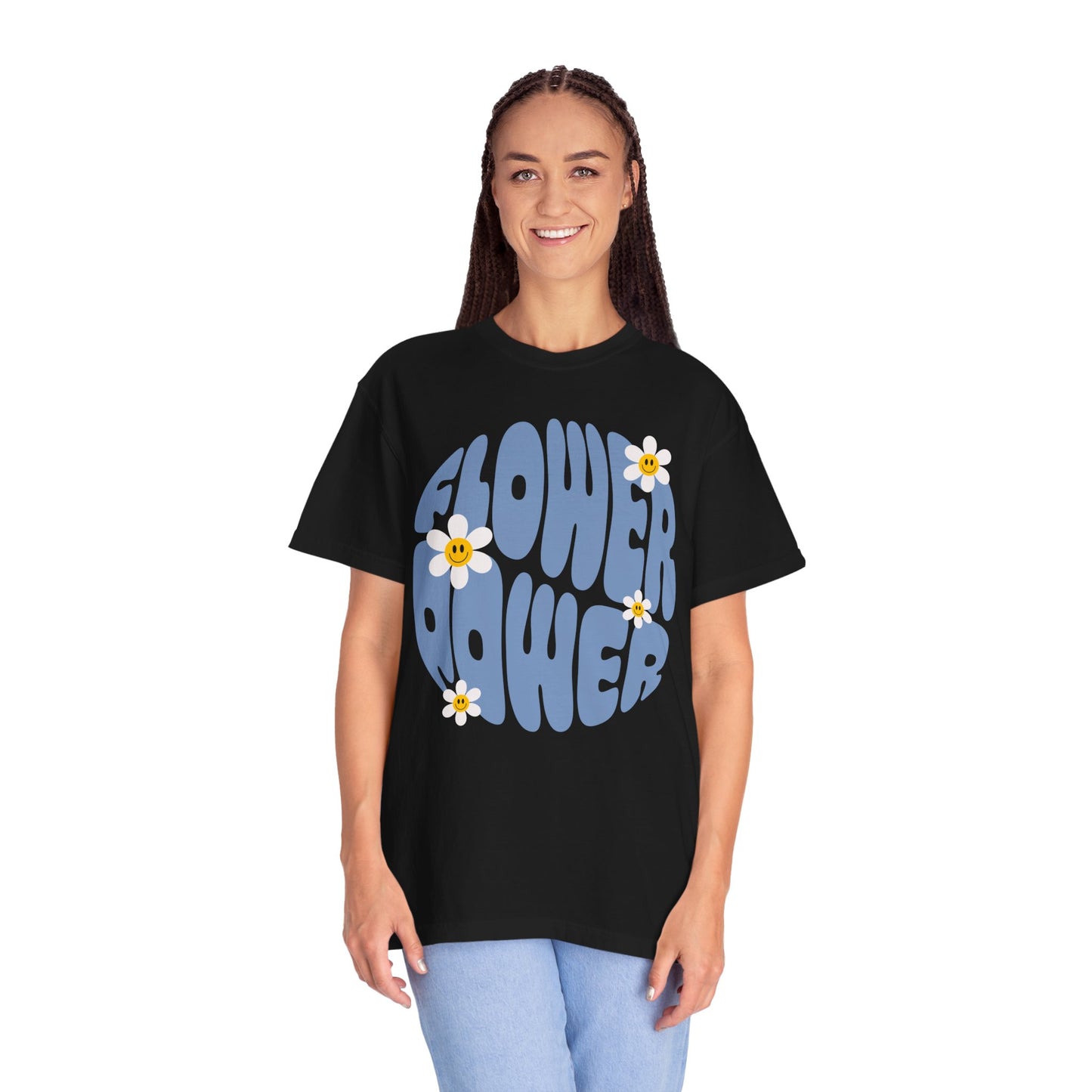 Flower Power Tee - Retro Vibes, Modern Comfort!