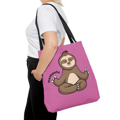 Namaste Sloth Tote Bag - Chill Vibes Only