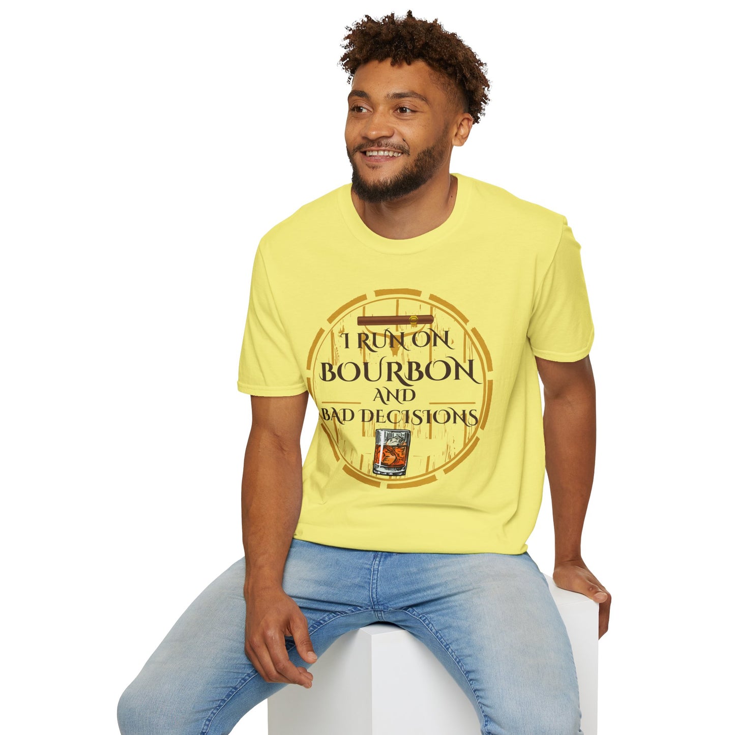 I Run on Bourbon and Bad Decisions T-Shirt - Bold and Smooth!