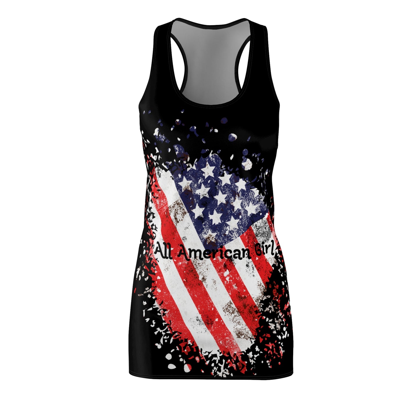 All American Girl Cut and Sew Racerback Dress - Bold, Fun, & Fiercely You!