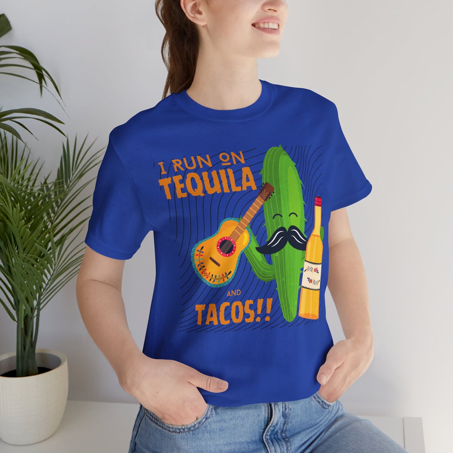 I Run on Tequila and Tacos T-Shirt - Hells Yea!