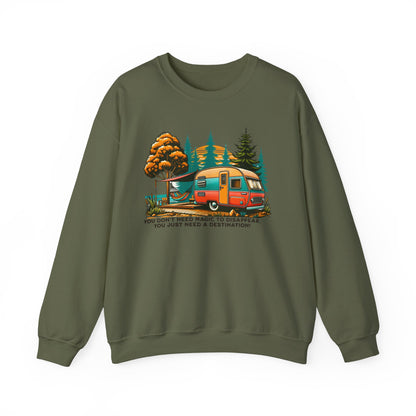 You Don't Need Magic Crewneck Sweatshirt - Just a Destination!