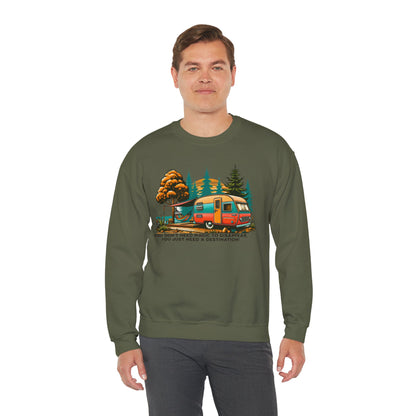 You Don't Need Magic Crewneck Sweatshirt - Just a Destination!