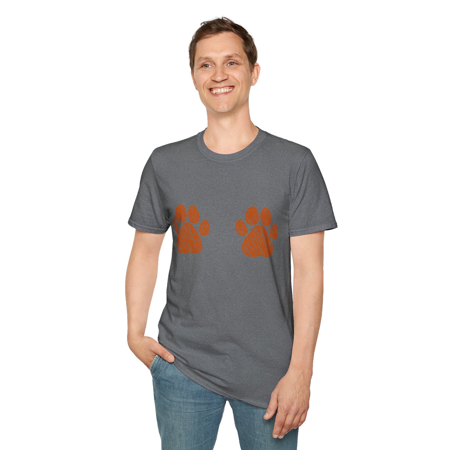 Paw Print T-Shirt - Wear Your Love for Animals With a Little Fun!