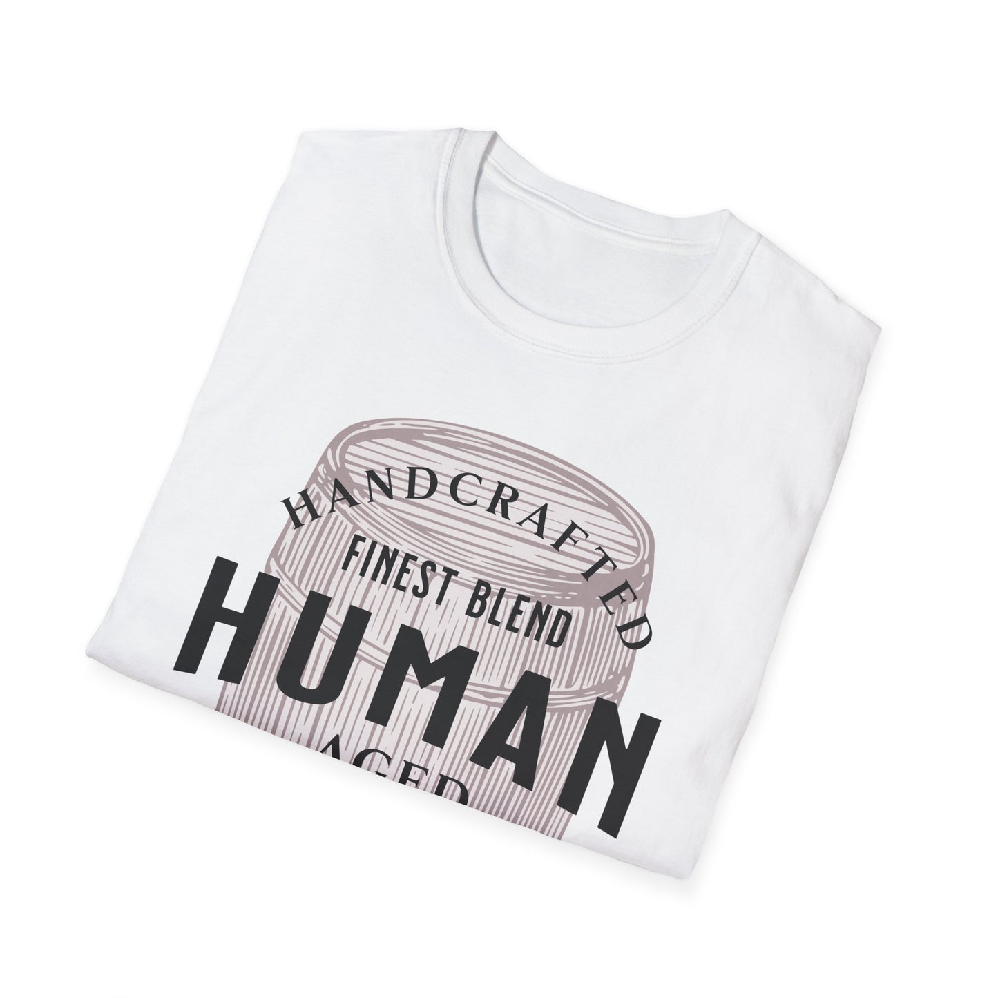 Handcrafted Finest Blend Unisex Softstyle Tee - Aged to Perfection