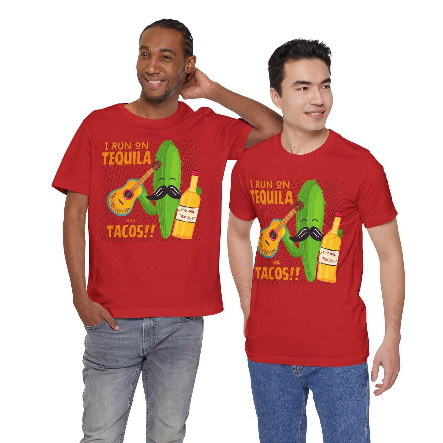 I Run on Tequila and Tacos T-Shirt - Hells Yea!