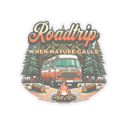 Roadtrip Vibes Kiss-Cut Stickers