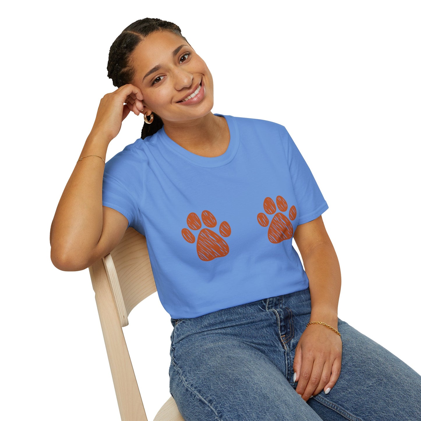 Paw Print T-Shirt - Wear Your Love for Animals With a Little Fun!