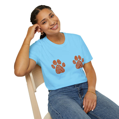 Paw Print T-Shirt - Wear Your Love for Animals With a Little Fun!