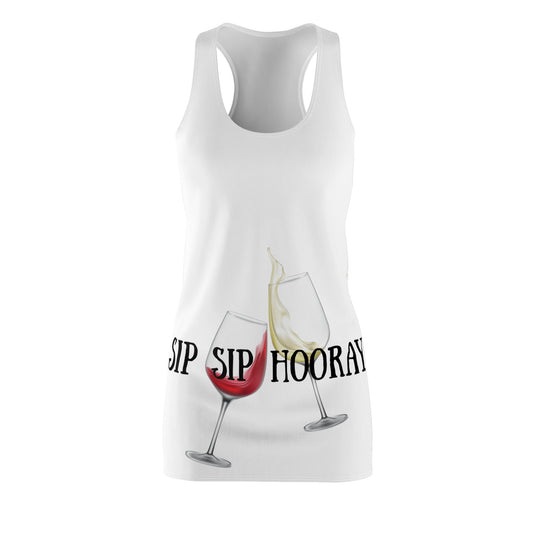 Sip Sip Hooray Racerback Dress - Cheers to Style!