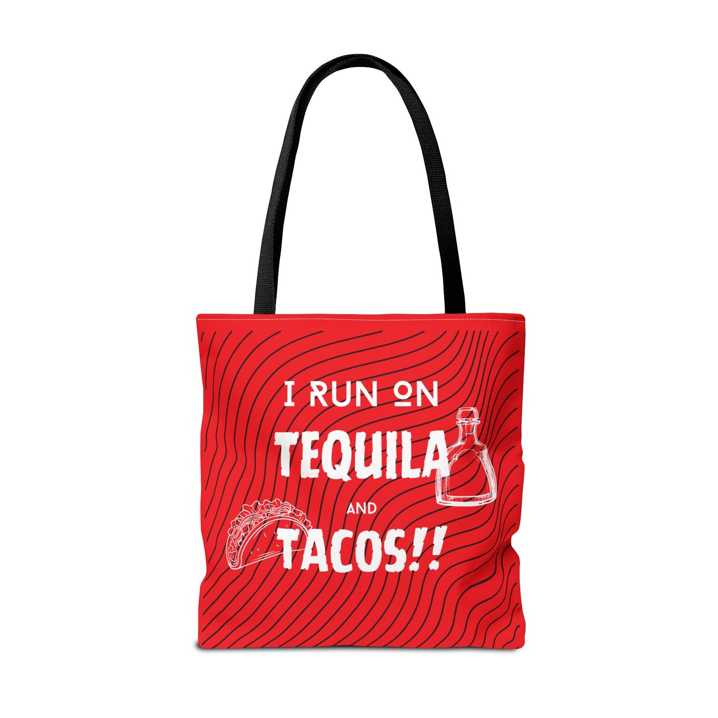 I Run on Tequila and Tacos Tote Bag - Fuel for the Fun!