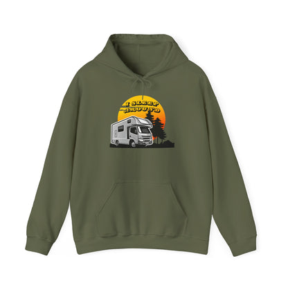 I Sleep Around Hooded Sweatshirt - Wander, Camp, Repeat!