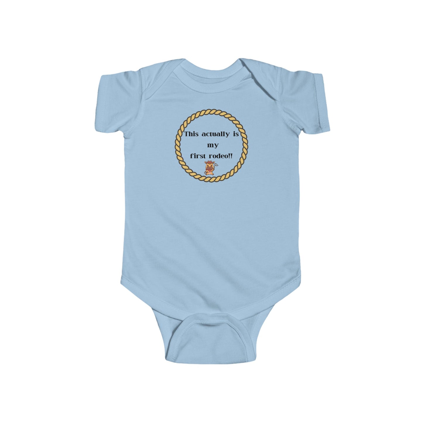 This Is My First Rodeo Infant Fine Jersey Bodysuit - Little Cowboy Style