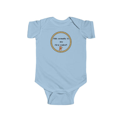 This Is My First Rodeo Infant Fine Jersey Bodysuit - Little Cowboy Style