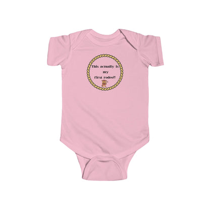 This Is My First Rodeo Infant Fine Jersey Bodysuit - Little Cowboy Style