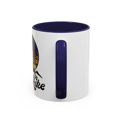 Take a Hike (and a Sip) Accent Coffee Mug - For Those Who Enjoy Hiking or Their Morning Alone Time