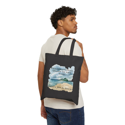 Inspirational Quote of the Day Tote - Beach Vibes & Brutal Honesty