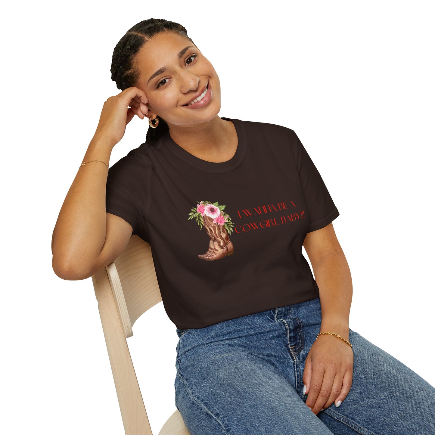 I Wanna Be a Cowgirl Baby T-Shirt - Wild, Free & Full of Charm!