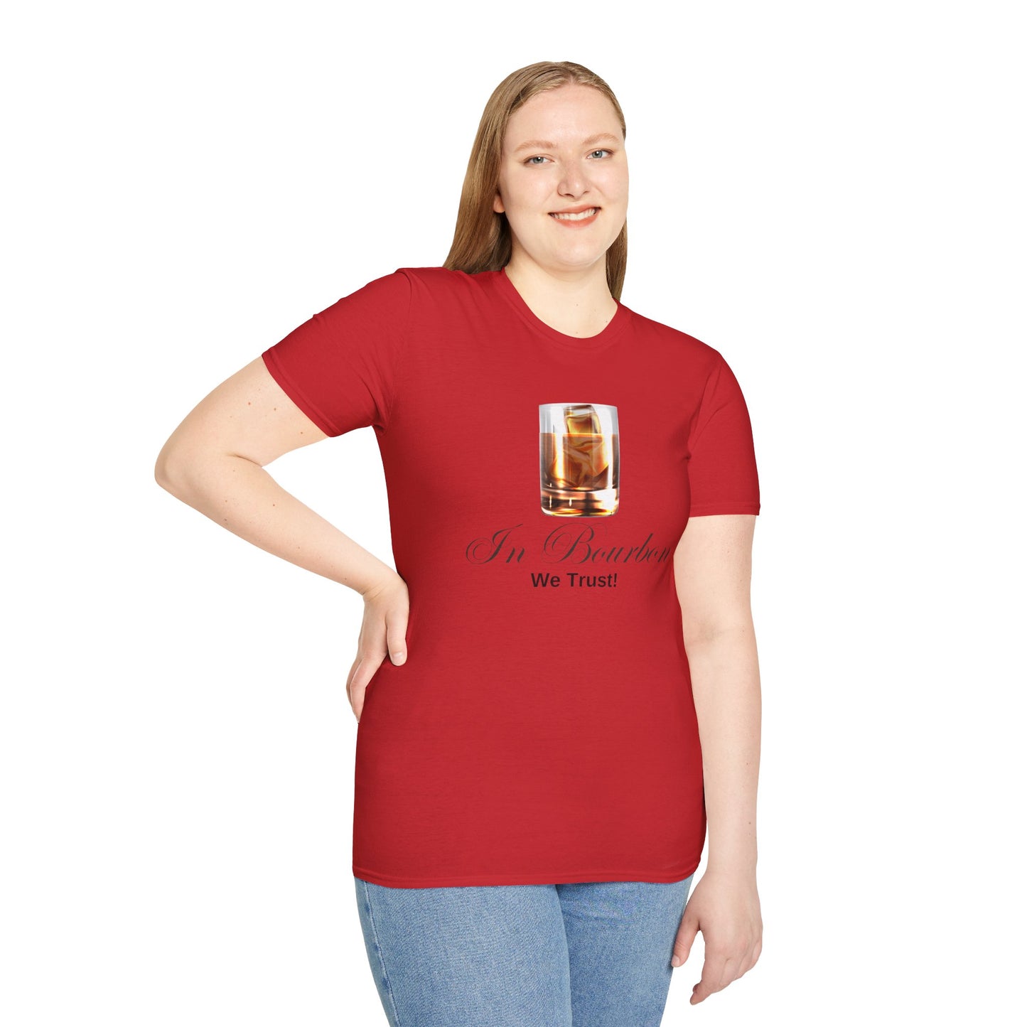 In Bourbon We Trust T-Shirt - Cheers to the Good Stuff!