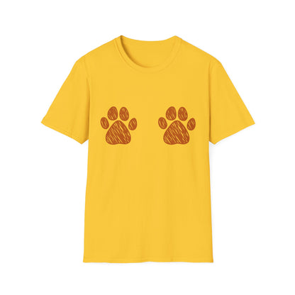 Paw Print T-Shirt - Wear Your Love for Animals With a Little Fun!