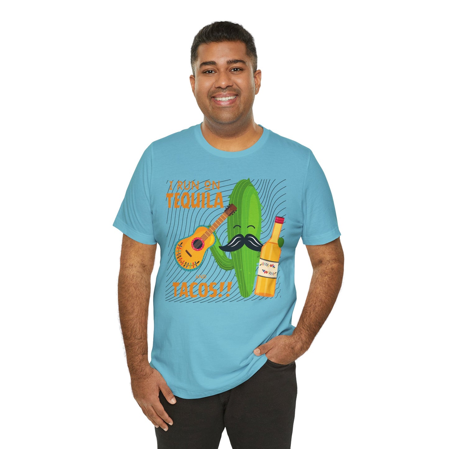 I Run on Tequila and Tacos T-Shirt - Hells Yea!