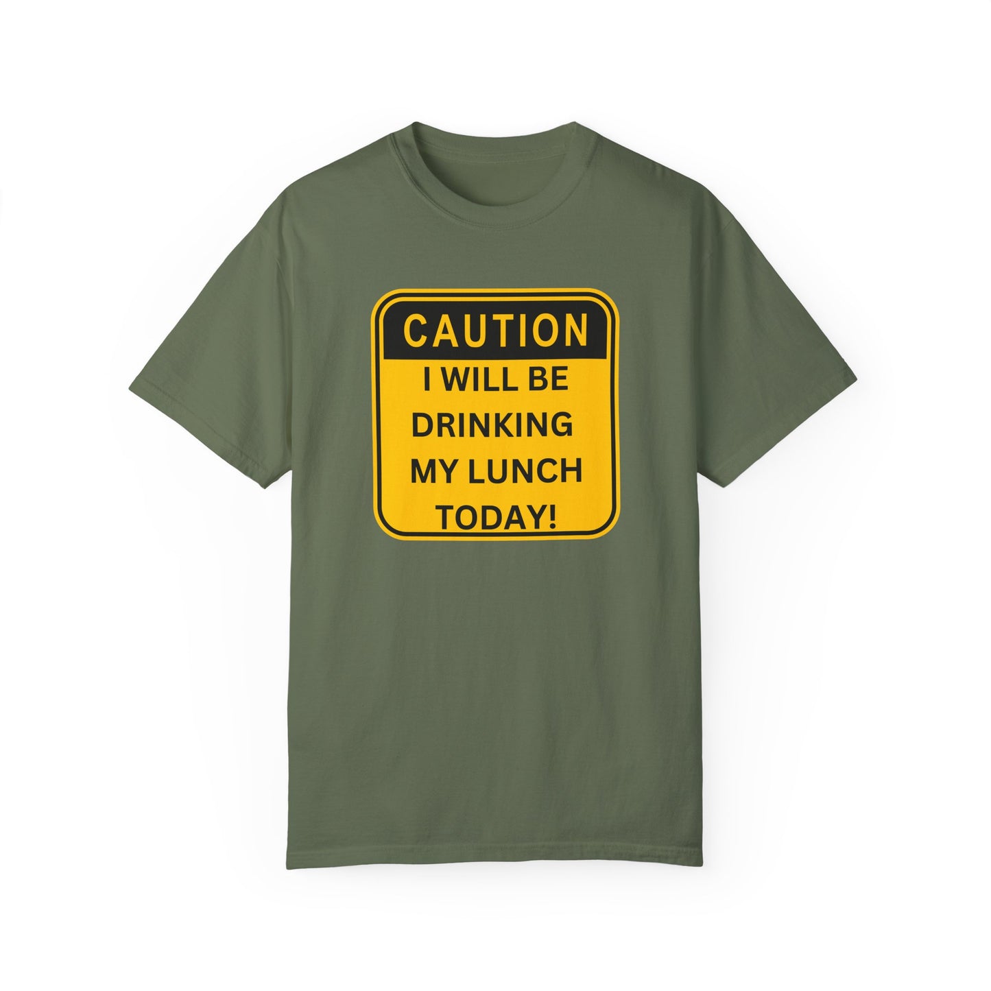 CAUTION: Drinking My Lunch Tee - Sip Happens!