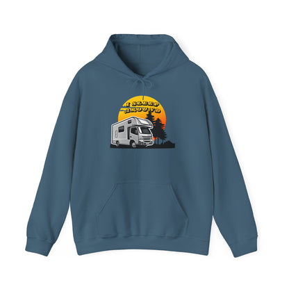 I Sleep Around Hooded Sweatshirt - Wander, Camp, Repeat!