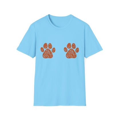 Paw Print T-Shirt - Wear Your Love for Animals With a Little Fun!