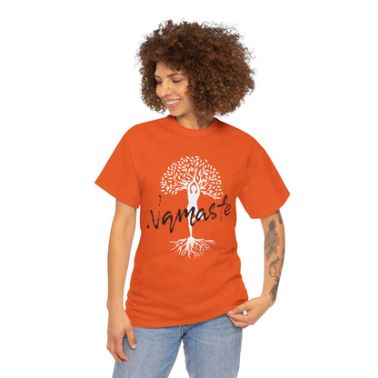 Namaste Tree of Life Unisex Heavy Cotton Tee Bright, Peaceful & Full of Zen!