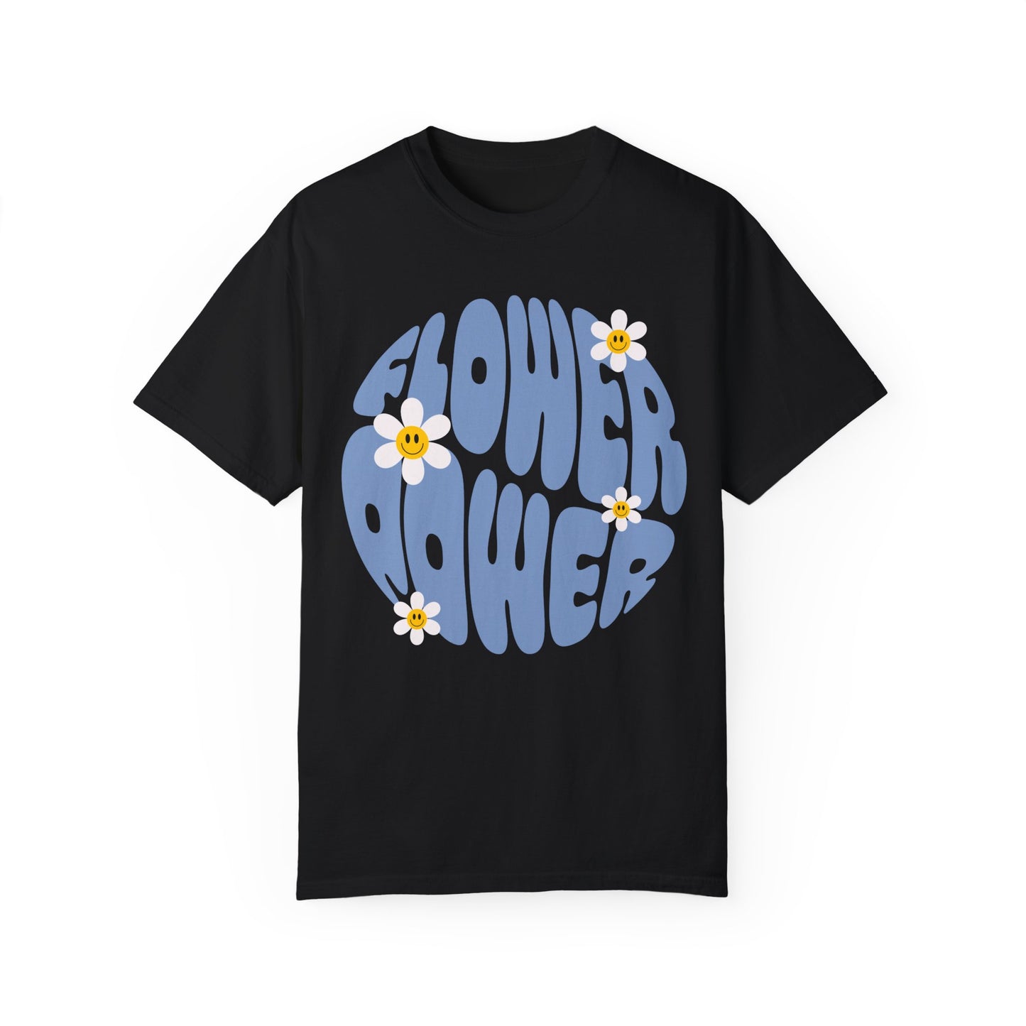 Flower Power Tee - Retro Vibes, Modern Comfort!