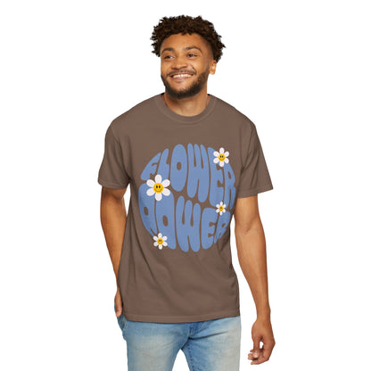 Flower Power Tee - Retro Vibes, Modern Comfort!