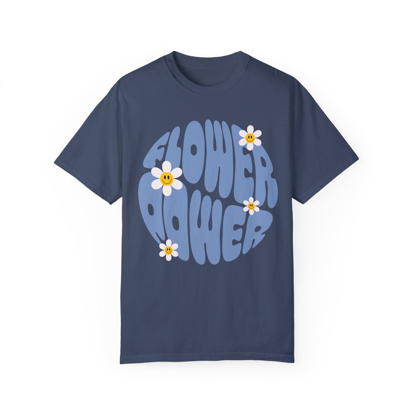 Flower Power Tee - Retro Vibes, Modern Comfort!