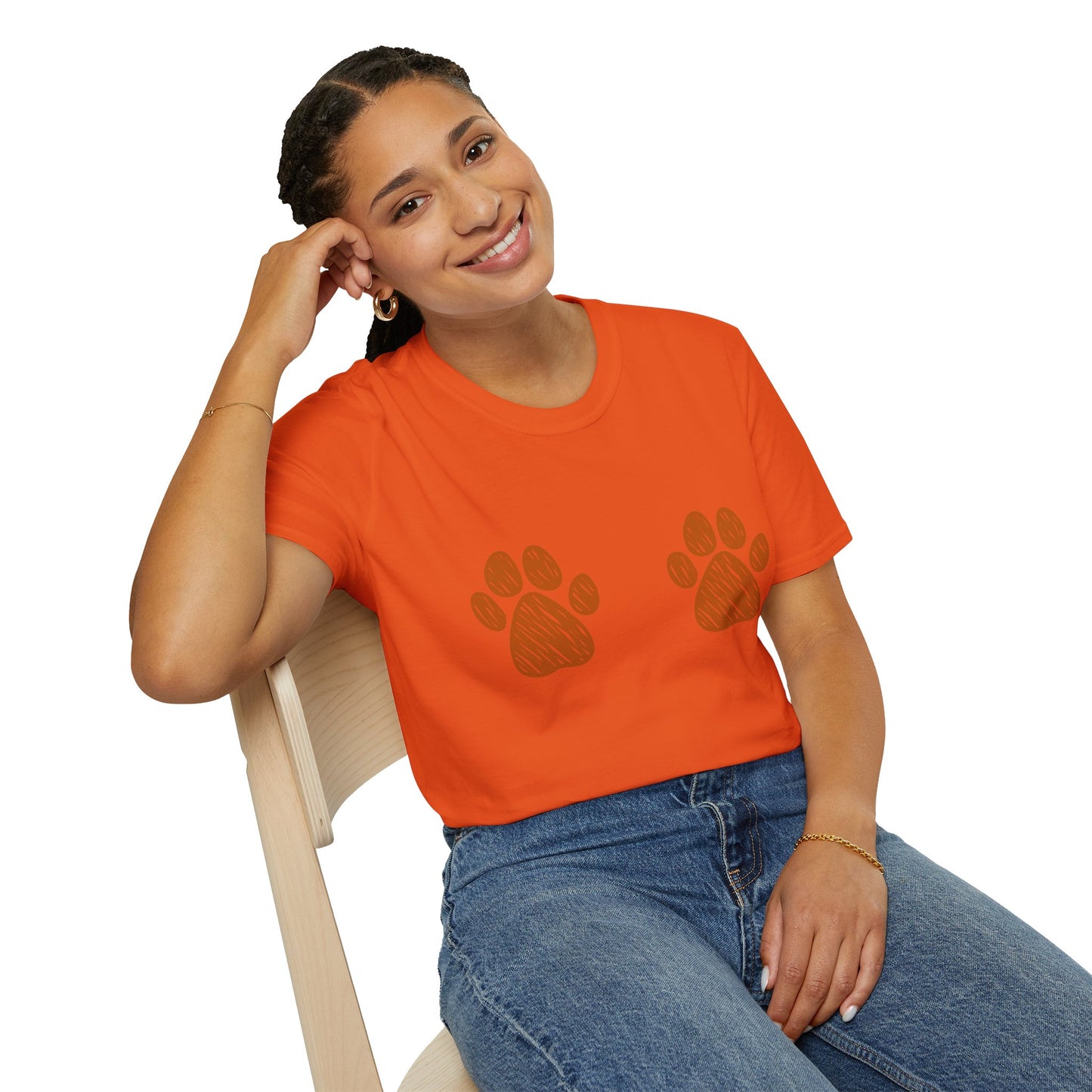 Paw Print T-Shirt - Wear Your Love for Animals With a Little Fun!