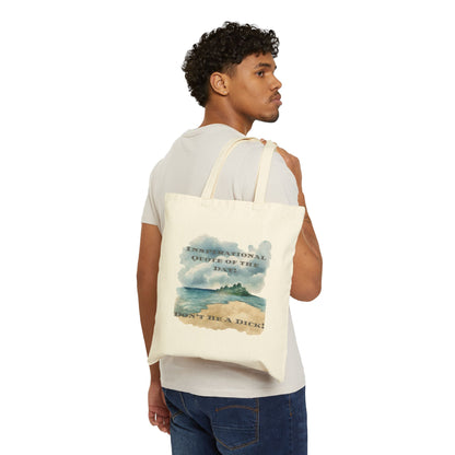 Inspirational Quote of the Day Tote - Beach Vibes & Brutal Honesty