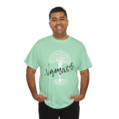 Namaste Tree of Life Unisex Heavy Cotton Tee Bright, Peaceful & Full of Zen!