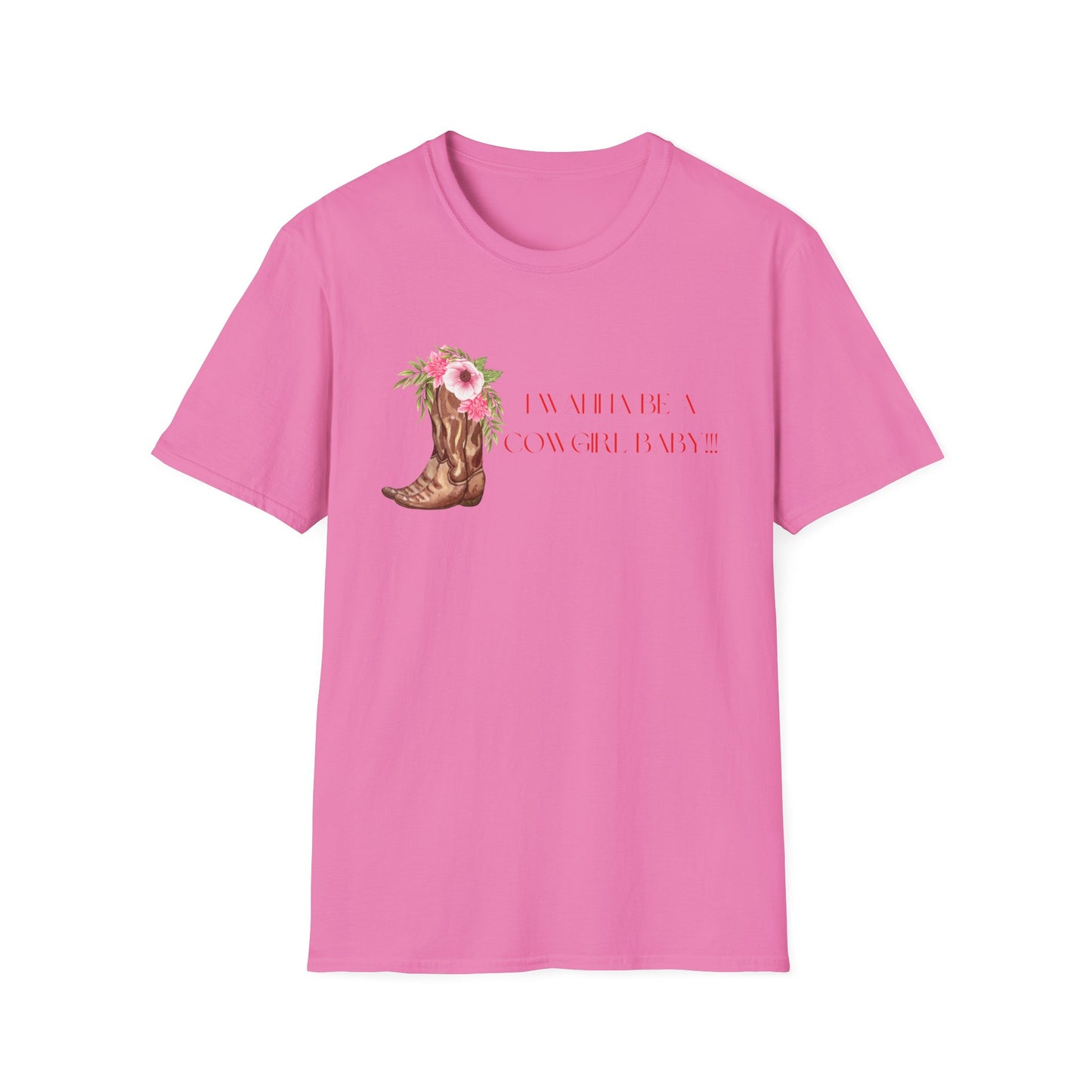 I Wanna Be a Cowgirl Baby T-Shirt - Wild, Free & Full of Charm!