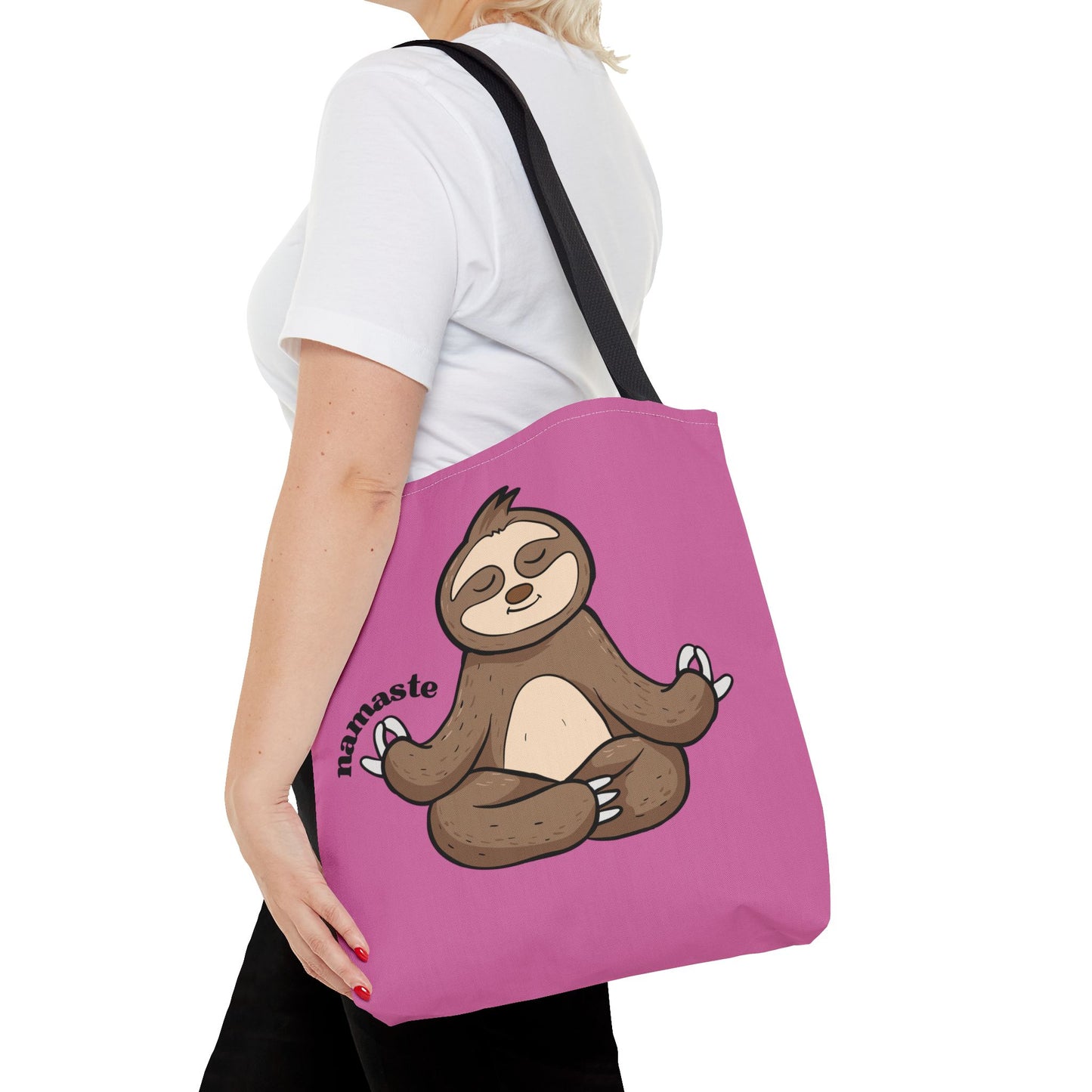 Namaste Sloth Tote Bag - Chill Vibes Only