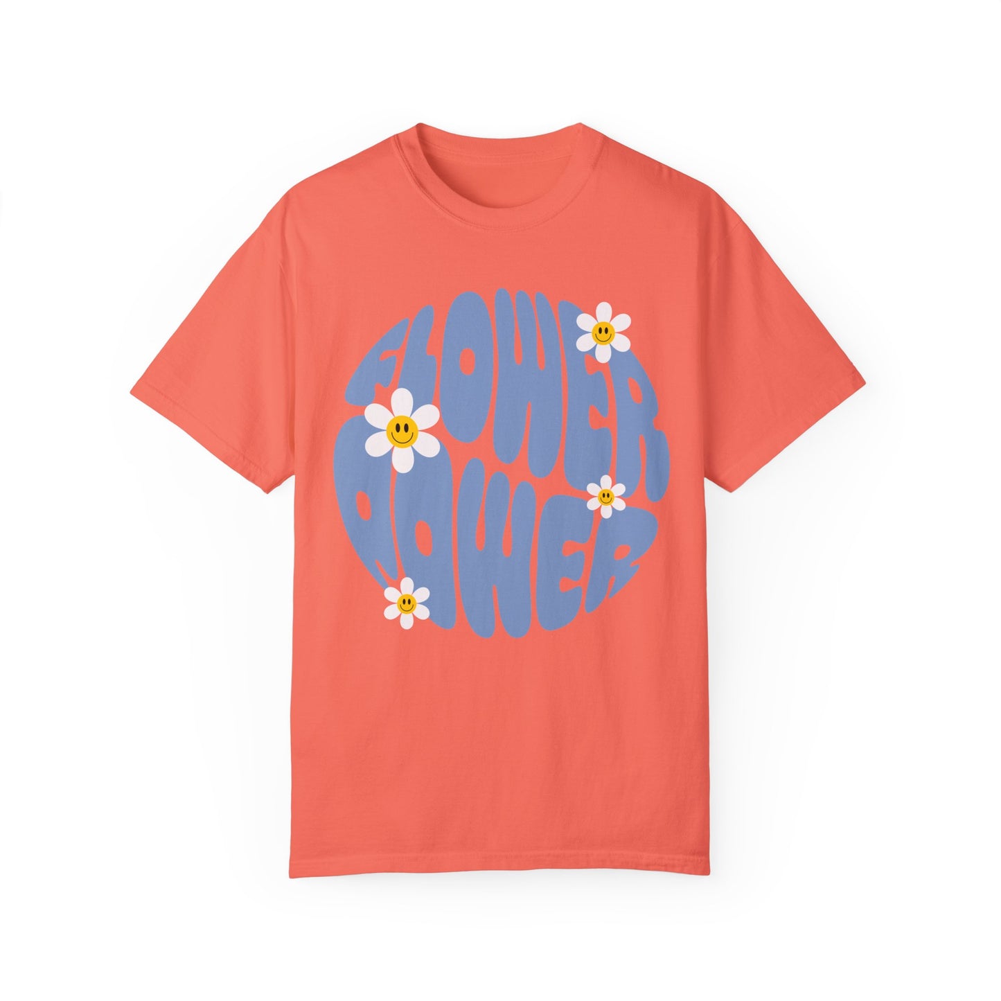 Flower Power Tee - Retro Vibes, Modern Comfort!