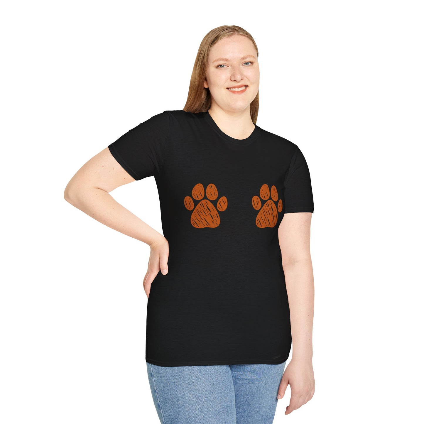 Paw Print T-Shirt - Wear Your Love for Animals With a Little Fun!