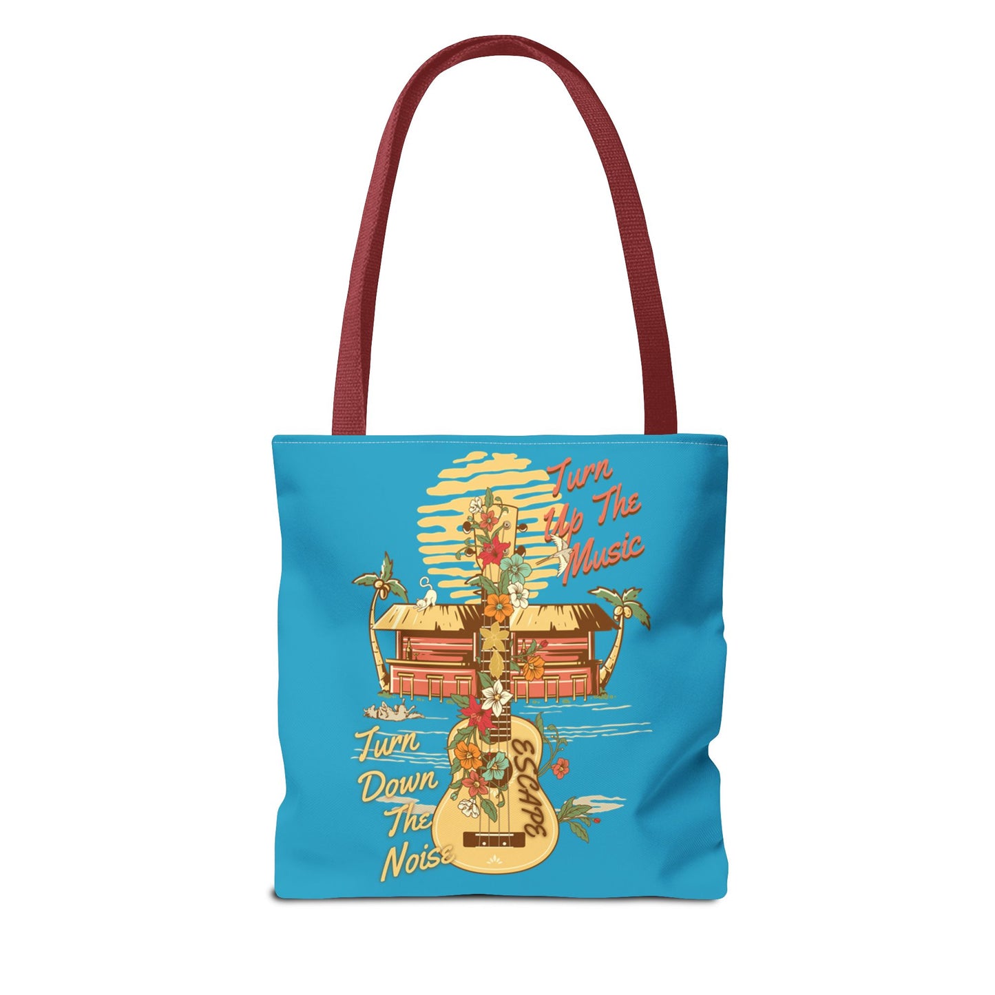 Turn Up the Music Tote Bag - Tune In & Zone Out!