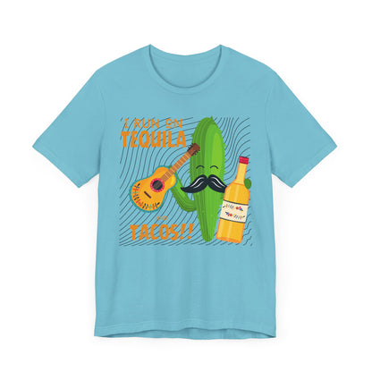 I Run on Tequila and Tacos T-Shirt - Hells Yea!