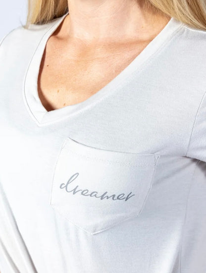 Dreamer Women's Pocket Tee - Dare to Dream!