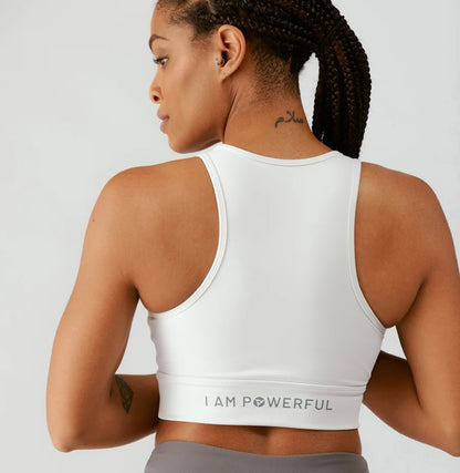 POWERFUL Sports Bra - White