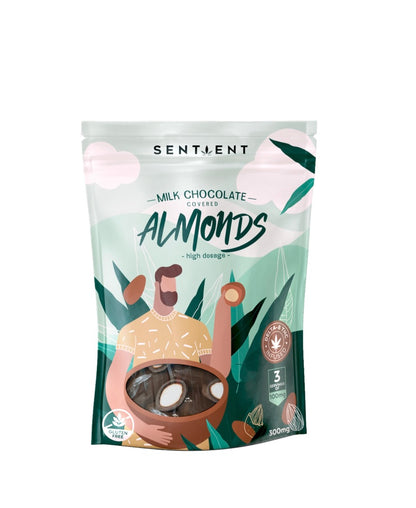 SENTIENT SNACKS - INFUSED COATED ALMONDS