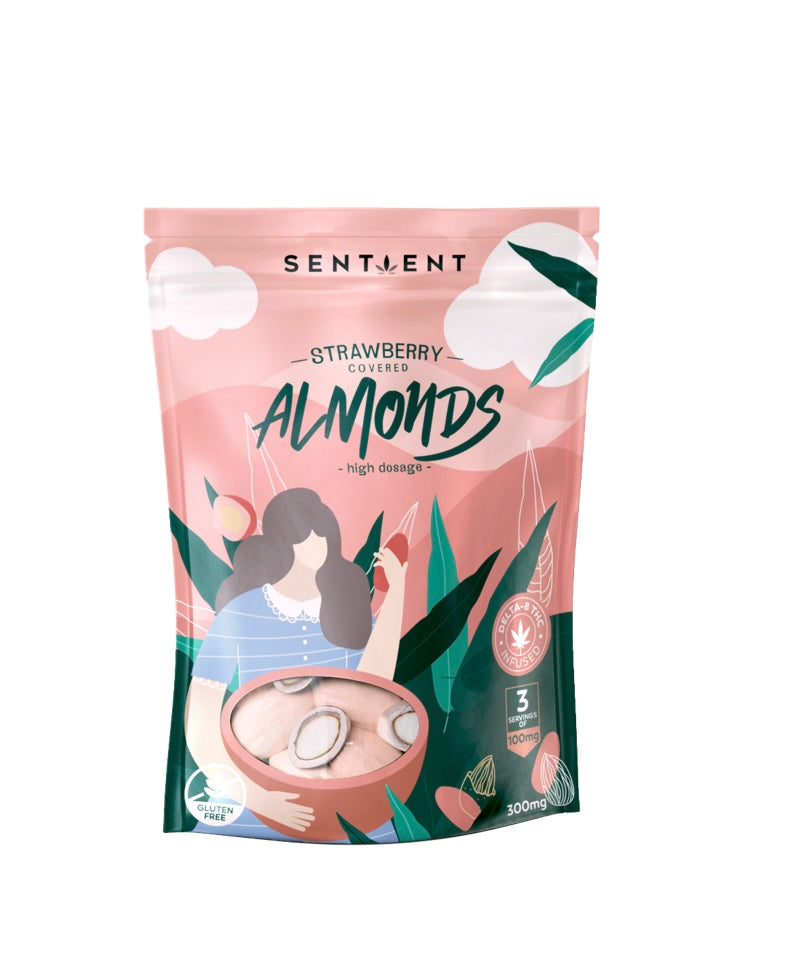 SENTIENT SNACKS - INFUSED COATED ALMONDS